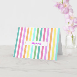 Tarjeta Stripe moderno personalizado
