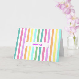 Tarjeta Stripe moderno personalizado