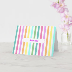 Tarjeta Stripe moderno personalizado