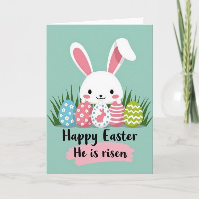 Tarjeta Striped Egg Season Card (Anverso)