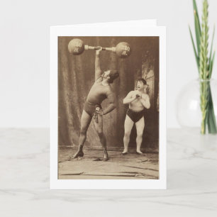 Tarjeta Strongman and Friend