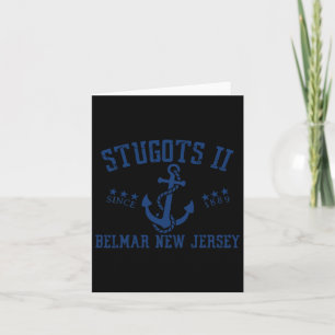 Tarjeta Stugots Belmar Nj Rope Retro Sarcástico Gracioso B
