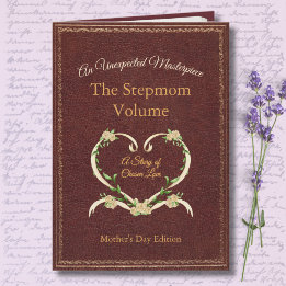 Tarjeta Stylish and Unique Stepmom Storybook Photo Card