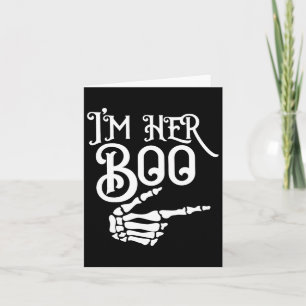 Tarjeta Su Boo Soy Su Pareja Fantasma Fantasma Halloween