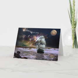 Tarjeta Su carta de día de la estrella guía para padres