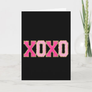Tarjeta Su Crewneck Bordado Xoxo Día de San Valentín