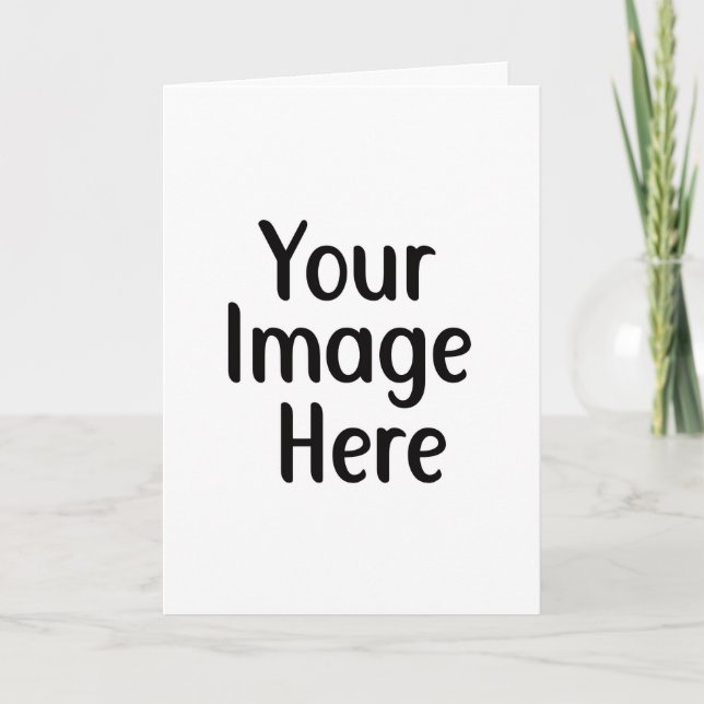 Tarjeta Su Diseño Aquí Personalizado (Anverso)