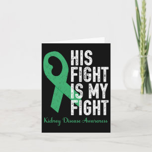 Tarjeta Su lucha contra la enfermedad renal A