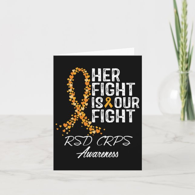 Tarjeta Su Lucha Es La Conciencia De Rsd Crps 2 (Anverso)