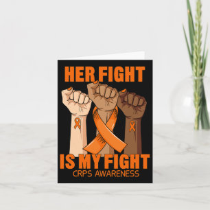 Tarjeta Su Lucha Es Mi Conciencia De Crps Rsd Naranja Ri