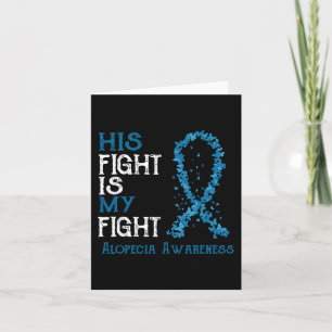 Tarjeta Su Lucha Es Mi Conciencia De La Alopecia De La Luc