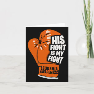 Tarjeta Su Lucha Es Mi Conciencia De La Leucemia En La Luc