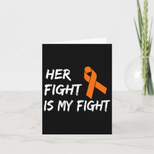 Tarjeta Su Lucha Es Mi Conciencia De La Leucemia En La Luc