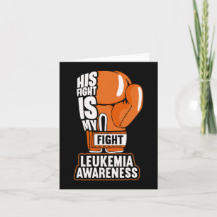Tarjeta Su Lucha Es Mi Conciencia De La Leucemia En La Luc