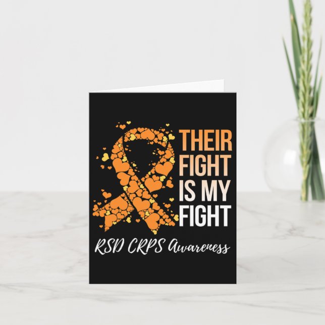 Tarjeta Su Lucha Es Mi Conciencia De Rsd Crps (Anverso)