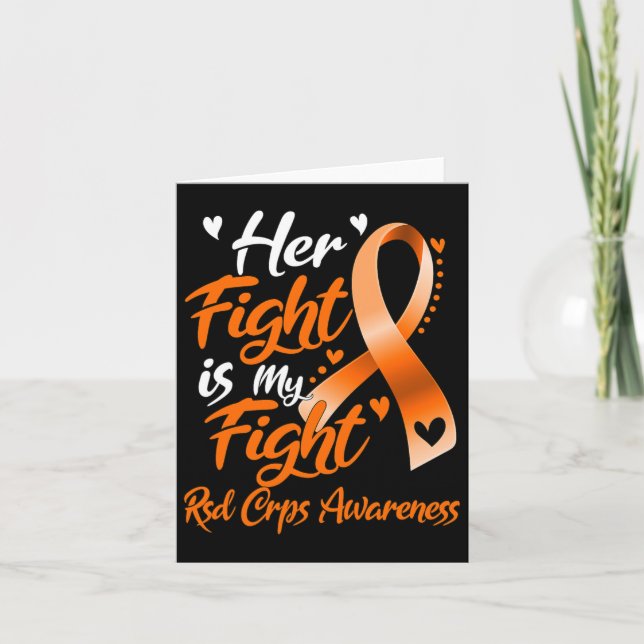 Tarjeta Su Lucha Es Mi Conciencia De Rsd Crps (Anverso)