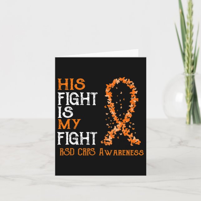 Tarjeta Su Lucha Es Mi Conciencia De Rsd Crps 3 (Anverso)
