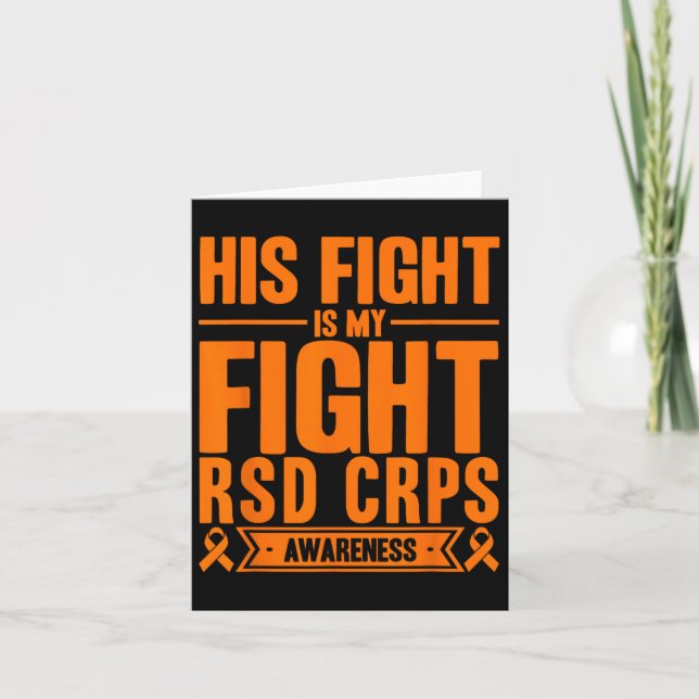 Tarjeta Su Lucha Es Mi Conciencia De Rsd Crps 4 (Anverso)