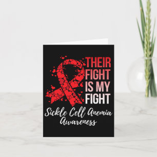 Tarjeta Su Lucha Es Mi Lucha Contra La Anemia De Las Célul