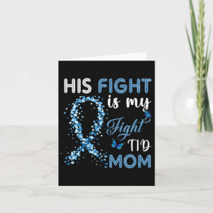 Tarjeta Su lucha es mi lucha contra la diabetes de la madr