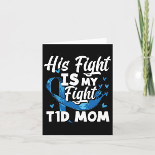 Tarjeta Su lucha es mi lucha contra la diabetes de la madr