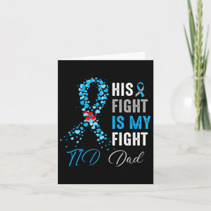 Tarjeta Su lucha es mi lucha contra la diabetes de T1d