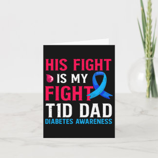 Tarjeta Su Lucha Es Mi Lucha Contra La Diabetes T1d De Pap