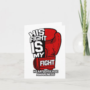 Tarjeta Su Lucha Es Mi Lucha Contra La Enfermedad Coronari
