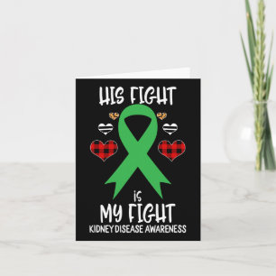 Tarjeta Su Lucha Es Mi Lucha Contra La Enfermedad Renal