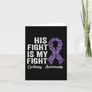 Tarjeta Su lucha es mi lucha contra la epilepsia de Epilep