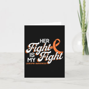 Tarjeta Su Lucha Es Mi Lucha Por Los Pacientes De Leucemia