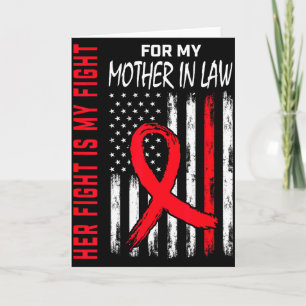 Tarjeta Su lucha es mi lucha Suegra Enfermedad cardíaca