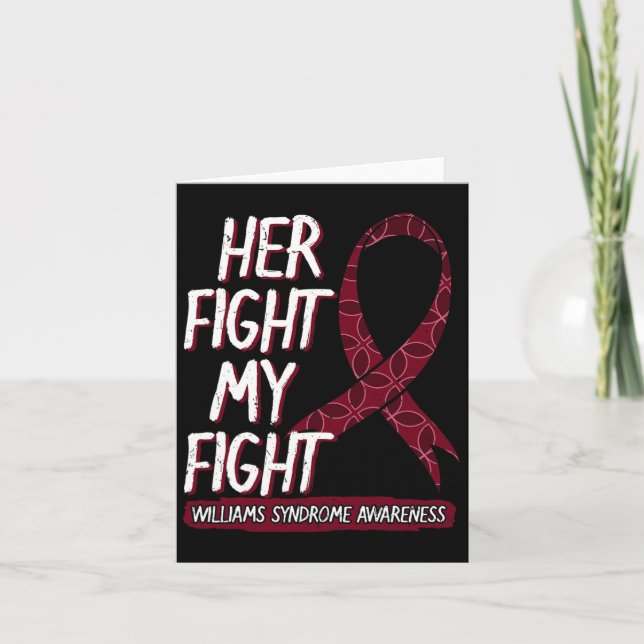 Tarjeta Su lucha es mi lucha Ws Williams–beuren Williams  (Anverso)