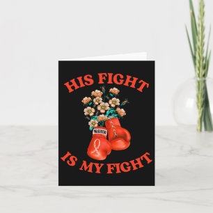 Tarjeta Su Lucha Es Mi Pelea De Boxear El Riñón De Cinta N
