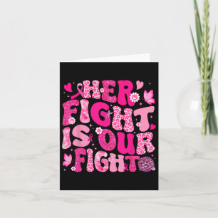 Tarjeta Su Lucha Es Nuestra Lucha Contra El Cáncer De Mama