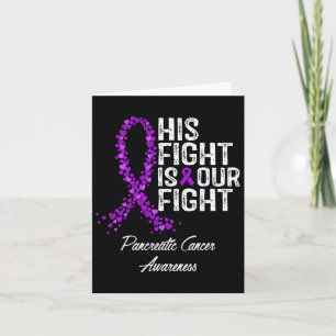Tarjeta Su lucha es nuestra lucha contra el cáncer de pánc