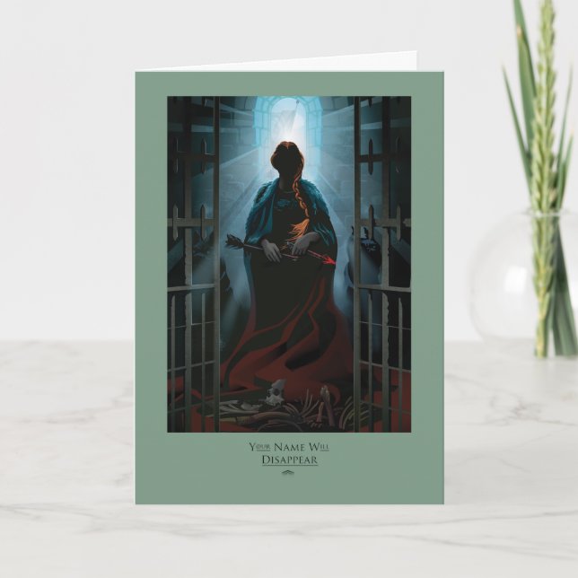 Tarjeta Su nombre desaparecerá (Anverso)