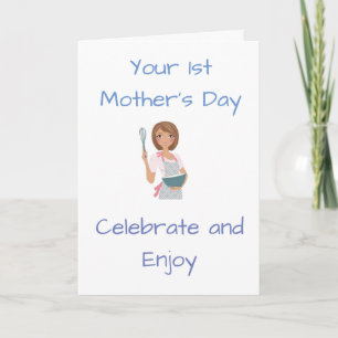 TARJETA SU PRIMER **DÍA DE LA MADRE** CELEBRACIÓN