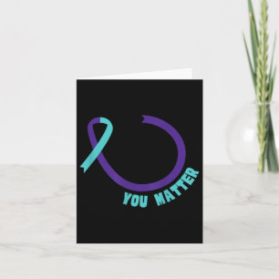 Tarjeta Su Vida Es La Prevención Del Suicidio Conciencia M