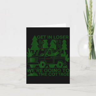 Tarjeta Sube, vamos a la cabaña divertido bigfoot