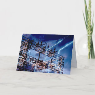 Tarjeta Subestación eléctrica