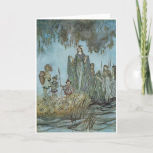 Tarjeta Subidas de Sabrina, asistidas por las ninfas de