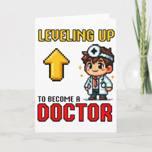 Tarjeta Subiendo de Nivel Doctor Ck al Colegio Chicos Game