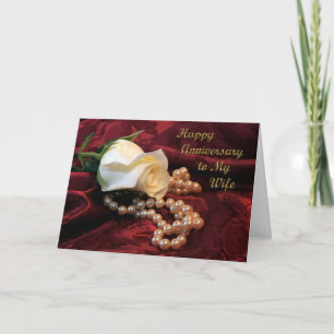 Tarjeta subió esposa del aniversario