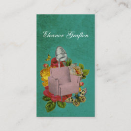 Tarjeta subió silla lamentable del estilista del