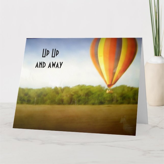 TARJETA SUBIR Y LEVANTARSE=CUARENTA CUMPLEAÑOS (Anverso)