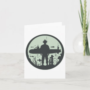 Tarjeta Submariner Veterano Submersible Nuclear