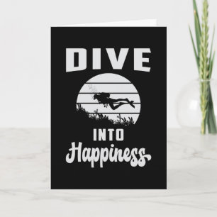 Tarjeta Submarinismo Buceo Mar Scuba Submarinismo Divertid