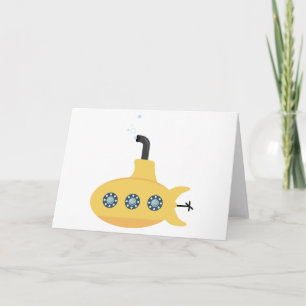 Tarjeta Submarino amarillo