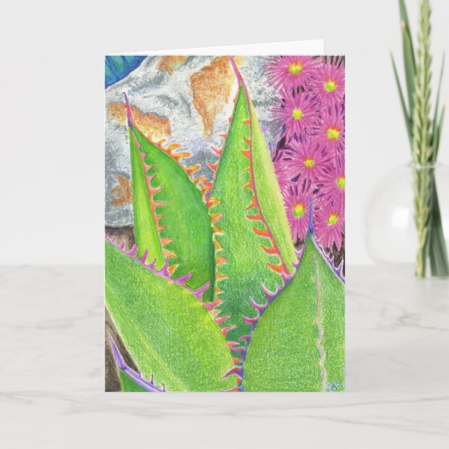 Tarjeta Succulent 3 (Anverso)